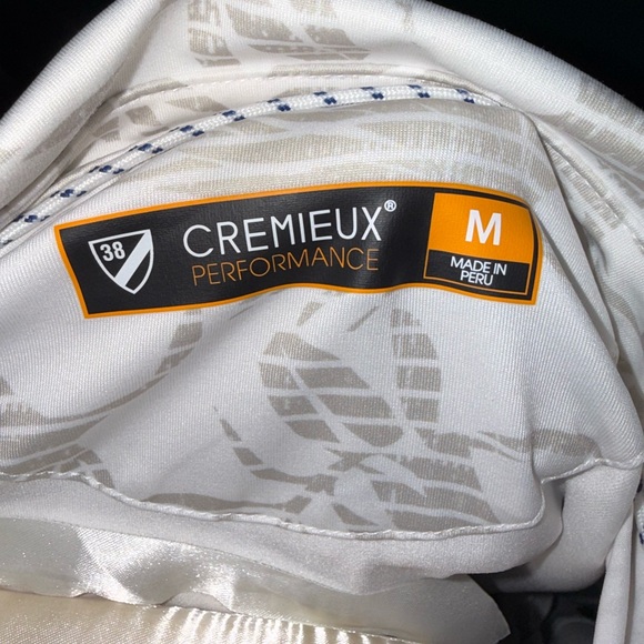 Daniel Cremieux White Patterned Polo Shirt - Picture 4 of 6